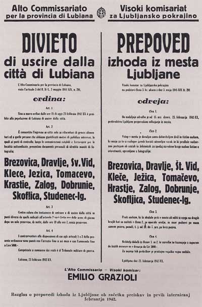 PREPOVED izhoda iz mesta Ljubljane